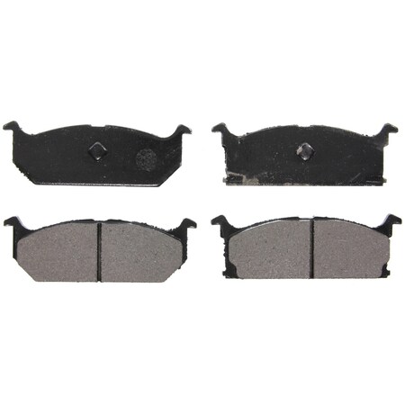 Wagner Brakes 85-94 Chevrolet Sprint:Fr Quickstop Pads, Zx296 ZX296